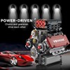 V8 Engine Model Kit That Works Micro Building Blocks Set