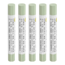 uxcell Furniture Repair Crayons, 5Pcs - Wood Wax Filler Stick, Furniture Markers Touch Up - for Scratches Holes Tables Desks Wooden Floors Cover Ups, Oil Blend Green