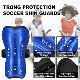 2 Pairs Shin Pads Children, Non-Slip Shin Pads, Shin Pads, Football, Football Shin Pads for Boys and Girls, Comprehensive Protection (S)