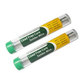 Solder for Aluminum Soldering, Lead Free Core Solder for Stainless Steel/Nickel Sheet by Essmetuin(1.4oz/2pack)