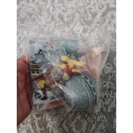 Viacom International Burger King toy Avatar Last Airbender Stack Attack Toph Racing w/ Wind card 2006