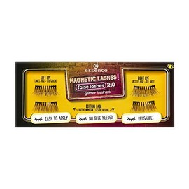 Essence Magnetic Lashes! false lashes 2.0 glitter lashes no. 01 my lashes are my super power = 1 set