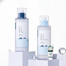 round wrap 145389 ROUND Round LAB for Men 1025 Dokdo All-in-one Fluid 200ml + Gel Lotion / 145389 ROUND 라운드LAB 포 맨 1025 독도 올인원 플루이드 200ml + 젤로션