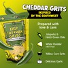Jalapeno Yellow Corn Grits with Cheddar Cheese + Hatch Green