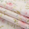 Joyfol Day Flower Tablecloth, Pink Floral Table Cloth for Rectangle