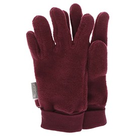 Sterntaler Baby Unisex Finger Gloves, Children's, Heather, Made from Microfleece, Pink, red