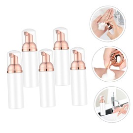 Ciieeo 5pcs Foaming Soap Dispenser Travel Bottles Easy to Refill Pump Bottle for Liquid Soap Hand Wash Shampoo Stylish Design for Home and Travel