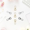 30 Pcs Metal D Ring Swivel Lobster Claw Clasp Snap