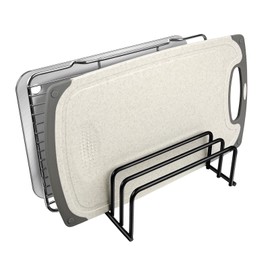 Cutting board organizers (1.0 and 0.6 inch wide slots), cutting board organizer, cutting board storage, biscuit sheets, bakeware organizers for cabinets…