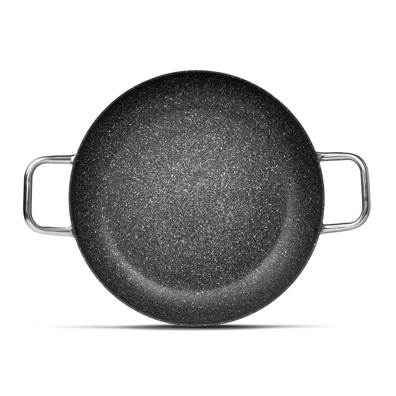 STP GOODS Flonal PROF PURA Deep Frying Pan with Two