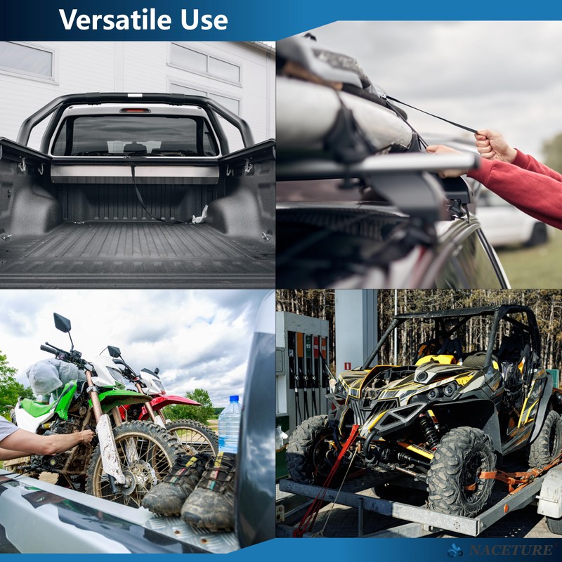 NACETURE Motorcycle Tie Down Anchor Hook Heavy Duty Stainless Steel