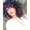 Nuxovin Kinky Curly Afro Wigs Human Hair for Black Women,