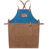 Unisex Restaurant Canvas Aprons Kitchen Barbecue Cooking Apron Bartender Avental