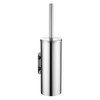 Toilet Brush and Brush Holder, Stainless Steel No-Punch Hook Base