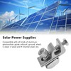 Solar Panel Ground Clamp, 10Pcs Solar Mounting System Earthing Clip