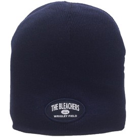 Wrigley Field Chicago Built 1914 Skull Knit Hat Patch Navy