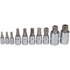 Triple Square Spline and Tamperproof Sockets 1/4" 3/8" and 1/2"