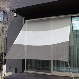 Icholi Shade Sun Shade Screen 3 Border Marble Gray