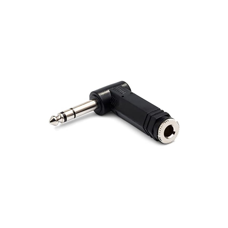 Hosa GPP-273 1/4" TRS to 1/4" TRS Right Angle Adaptor