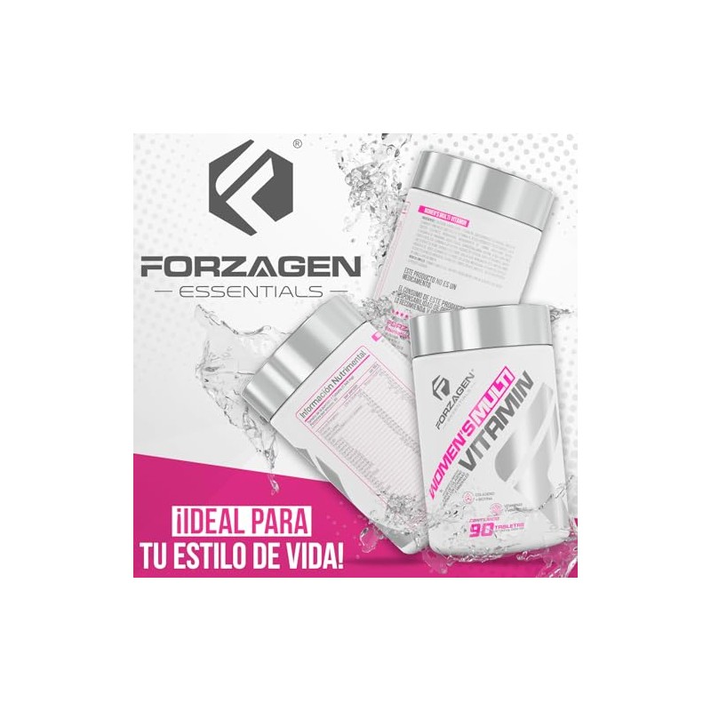 Forzagen Suplemento Alimenticio Women Multivitamin Multivitamínico Mujer Servicios Complejo Belleza