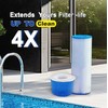 40 Pack Pool Skimmer Socks for Filters Baskets/Hot Tub Filter,