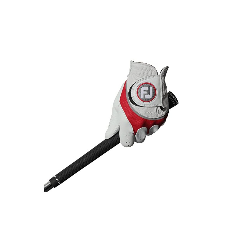 FootJoy Hyperflex Golf Gloves, white/red