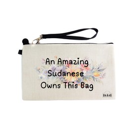Gifts or Presents for Sudaneses, an Amazing Sudanese Owns This Bag, Cosmetic Bags, Pencil Case - cb1604