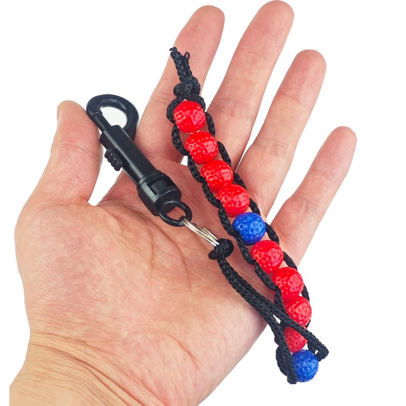 Kasteco 6 Pack Golf Bead Counter Golf Stroke Counter Golf