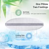 Meoflaw Cooling Pillows King Size Set of 2,Shredded Memory Foam