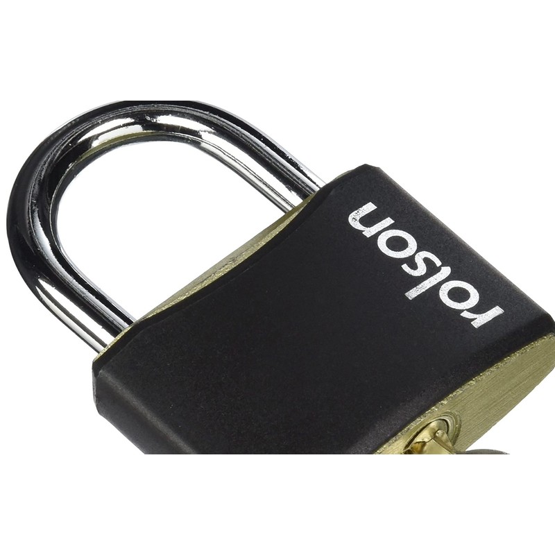 Rolson 66409 60 mm Black Iron Padlock