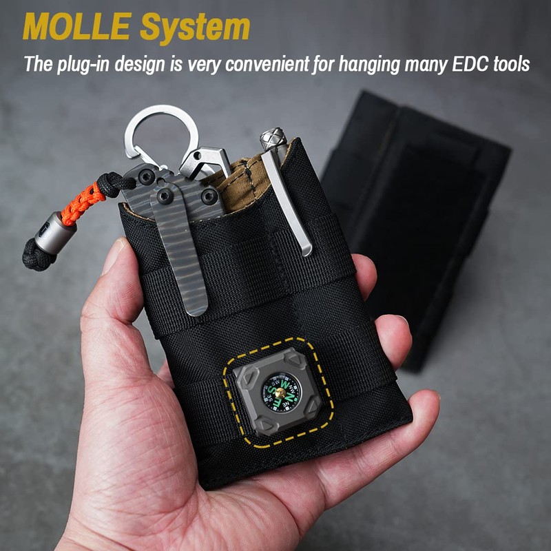 VIPERADE VE9 EDC Pocket Organizer Tool Pouch, Multitool Sheath with
