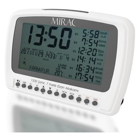 MIRAC AZAN Tischuhr - 2000 Städte