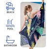 Miss Rui Microfiber Quick Dry Beach Towel, Extra Large 180x80cm