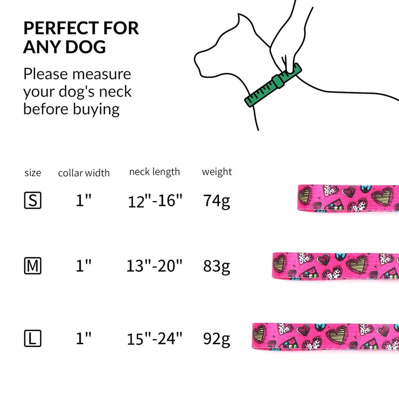 haoyueer Martingale Dog Collar - Stainless Steel Chain, No Pull