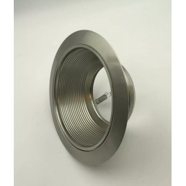 Eco Lighting 5 Inch All Satin Nickel Recessed Can Trim