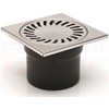 Vertical floor White Black Stainless Steel Shower Drain Bathroom Drain