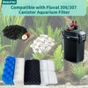 beaufan 38 Pack Filter Media Kit for Fluval 306/307 Canister
