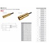 Tajima TSK-SD21-6K 6 Angle SD Socket for Impact Drivers, 0.8