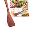 Wooden Spatula for Cooking, Premium Wooden Kitchen Spatula with Long
