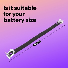 Haosie Battery Carrier Strap, Car Battery Carrier, Side Lift Strap, Battery Lifting Strap, Metal Heavy Duty Battery Strap, Lifter, black