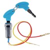 Amavoler 2 Wires Ignition Switch Key Starter Switch with 2