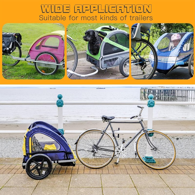 Bicycle Trailer Coupling Adapter, ZTMAKYLH Universal Bicycle Towing Hitch with