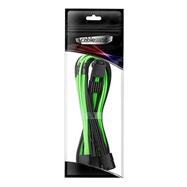 CableMod PRO ModMesh 12VHPWR to 3X PCI-e Cable - 45 cm, Black/Light Green