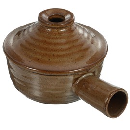 Clay Pot, STOBAZA Casserole with Lid, Clay Cooking Pot Ceramic Saucepan Pot Soup Casserole Pot for Cooking Rice Soup Food Stoneware Bakeware Microwave Oven Safe