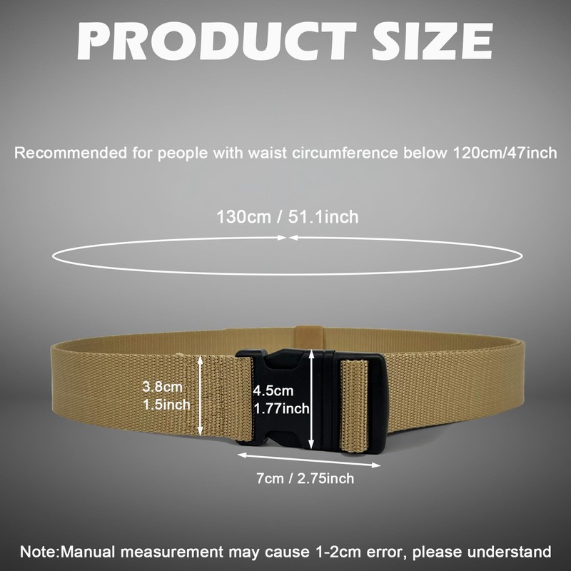 FHLIASM Tactical Belt (Black)