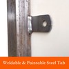 Jikacok Weld on Steel Tabs - 1"x1 1/2" Mild Steel