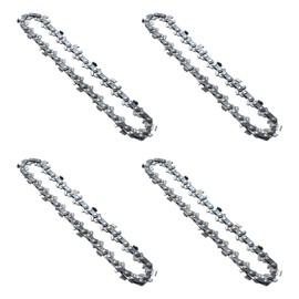 AAAQQ GTA26 4 Inch Mini Chainsaw Chain 28DL,1/4" Mini-pitch .043 Gauge Fits for Stihl GTA 26, Replace Blade Pruner 4"Hand Held Mini Cordless Electric Portable Chainsaw for Wood Branch Cutting(4PCS)