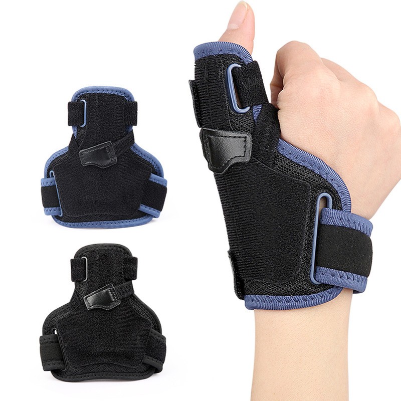 Thumb Wrist Brace Moderate Stabilizing Support Aluminum Bar Wrap Finger