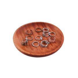 RP Remarkable Power, Round Jewelry Tray Trinket Dish Decorative Holder Organizing for Necklace Earring