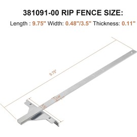 Thaekuns 381091-00 Rip Fence for Dewalt Power Saw DC390K, DW936, DC300, DC310, DCS391B, DCS393, DC390B1